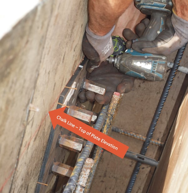 Installation of Steel Embeds